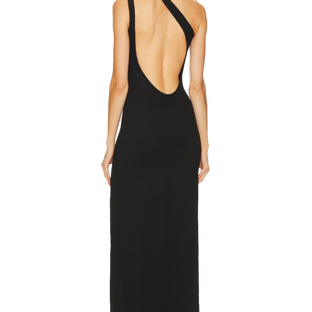 Rangel Elegant Black Backless Dress